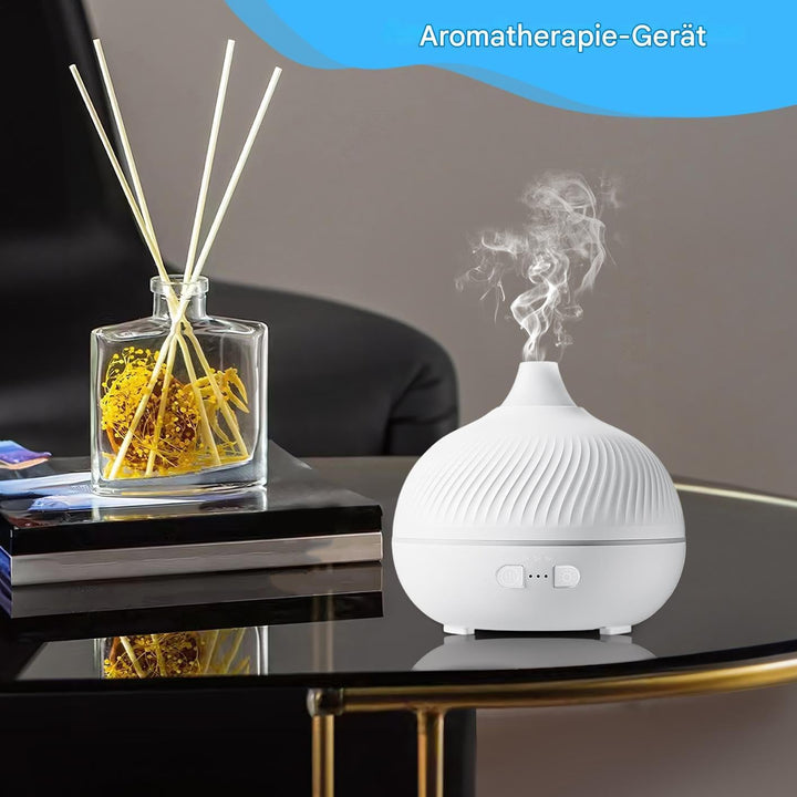Aroma Diffuser Für Schlafzimmer | 180ml 7-Farben Umgebungslicht,Elektrischer Aroma Diffusor mit Nebe
