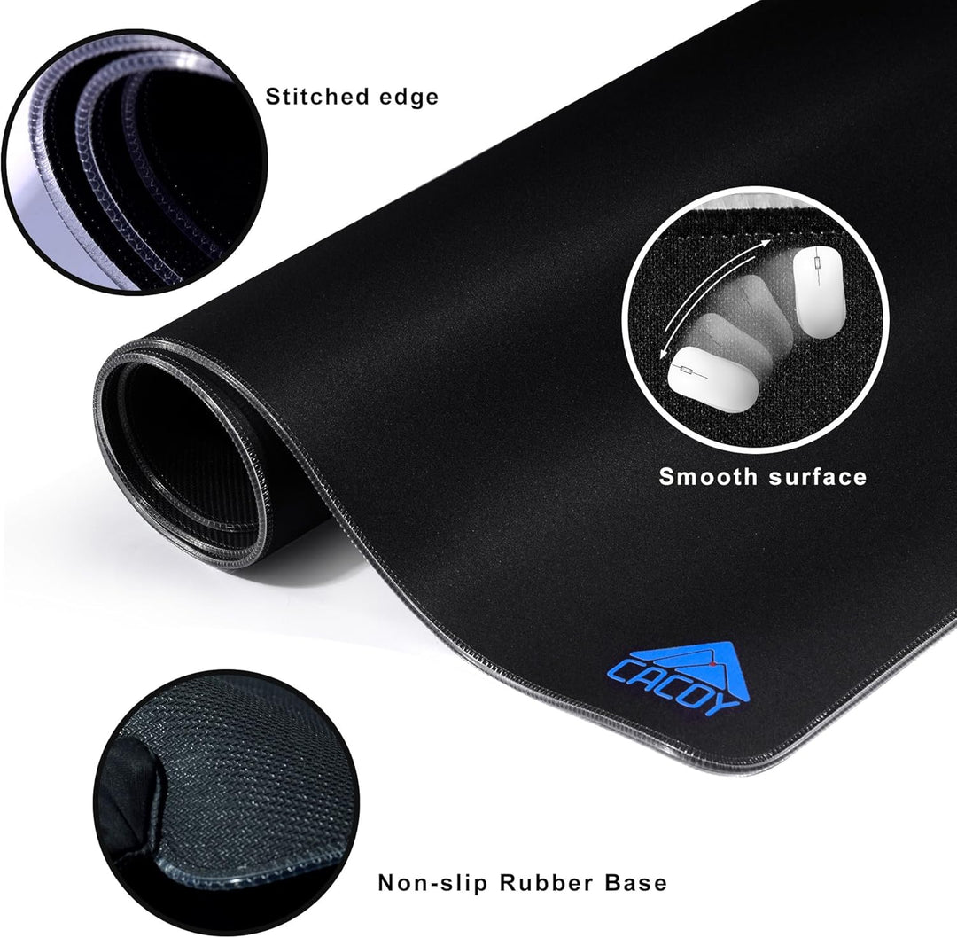 Cacoy 1200x500 mm Übergrösse RGB Gaming Mauspad, Gross Computer Mousepad mit 9 Beleuchtungs Modi, Ve