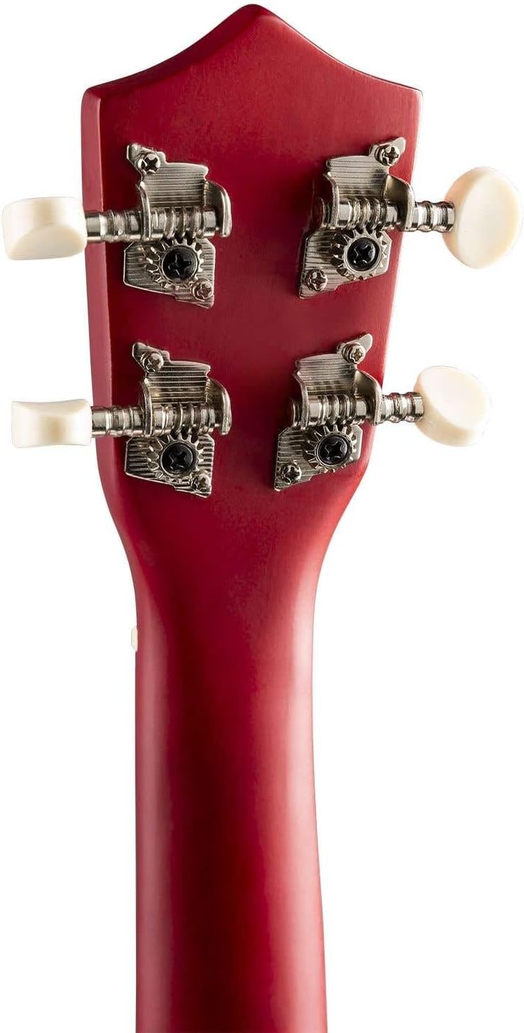 MAX UKEY Ukulele Komplett Set inkl. Plektren, digitalem Stimmgerät und Tasche, 21" mini Gitarre, Uku