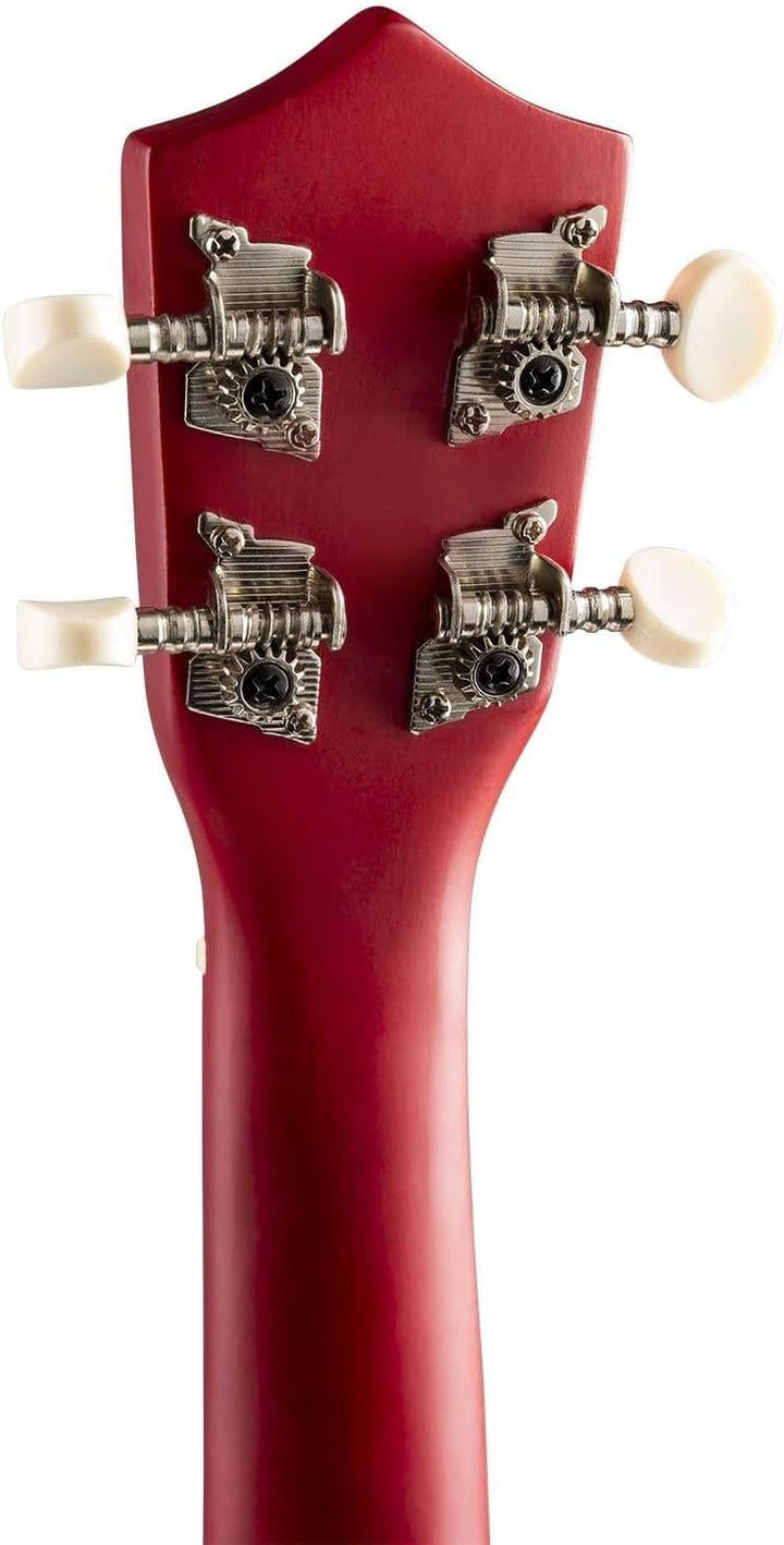 MAX UKEY Ukulele Komplett Set inkl. Plektren, digitalem Stimmgerät und Tasche, 21" mini Gitarre, Uku