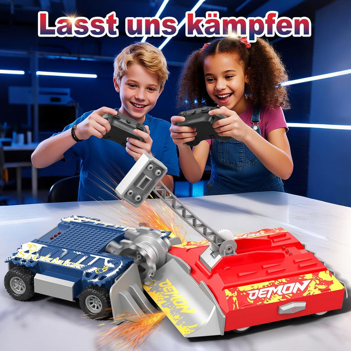 Sunrad Ferngesteuerte Roboter Kampf, 2 Stück RC Kampfroboter Spielzeug,Ferngesteuerte Kampfroboter,4