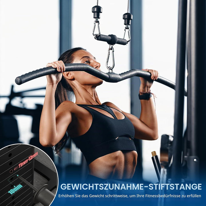 Gym Pin für Zusatzgewicht, Weight Stack Pin Durchmesser 10 mm Länge 110 mm Tragbarer Sport Gewichtss