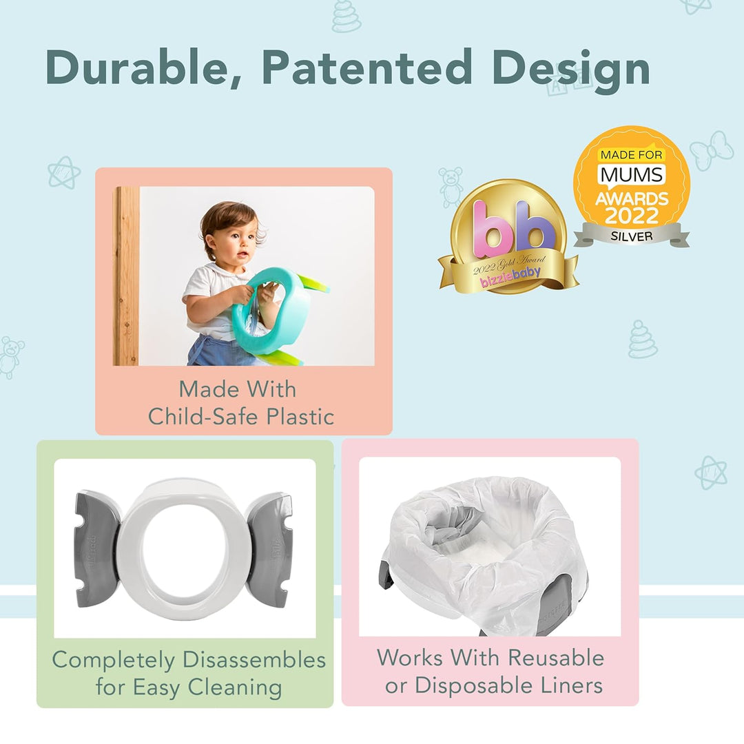 N in 1 2730-P Bibs und Stuff Toilettensitz plus, Rosa