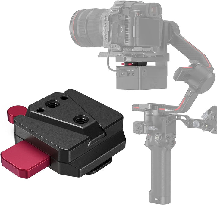 SmallRig RS3 RS3 Pro RS2 RSC2 Mini V-Mount Akkuplatte für DJI RS 3 / RS 3 Pro/RS 2 / RSC 2, mit V-Lo