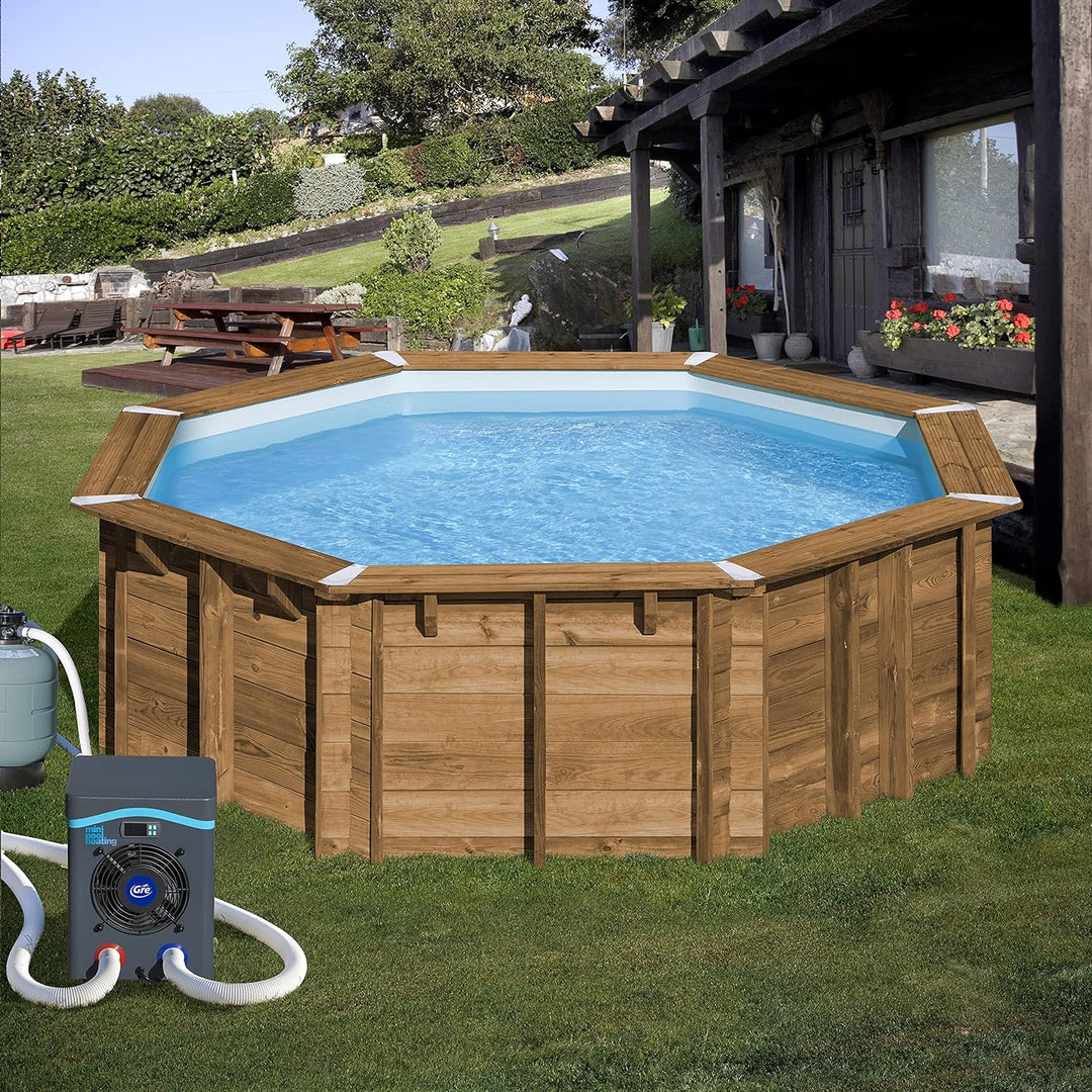 Gre HPM20 - Mini-Wärmepumpe für Aufbau-Pool bis zu 20 m3, Gre HPM20