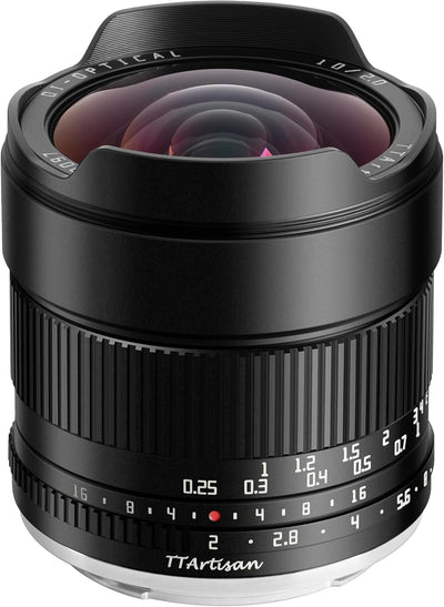 TTARTISAN 10mm F2 Objektiv APS-C MF Ultraweitwinkel für Nikon Z-Mount-Kameras 10 mm F2 Schwarz, 10 m