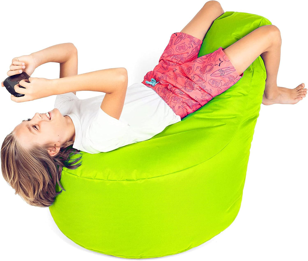 PATCH HOME Gamer Sessel mit Reissverschluss Lounge Kissen Sitzsack Sitzkissen Bean Bag In & Outdoor
