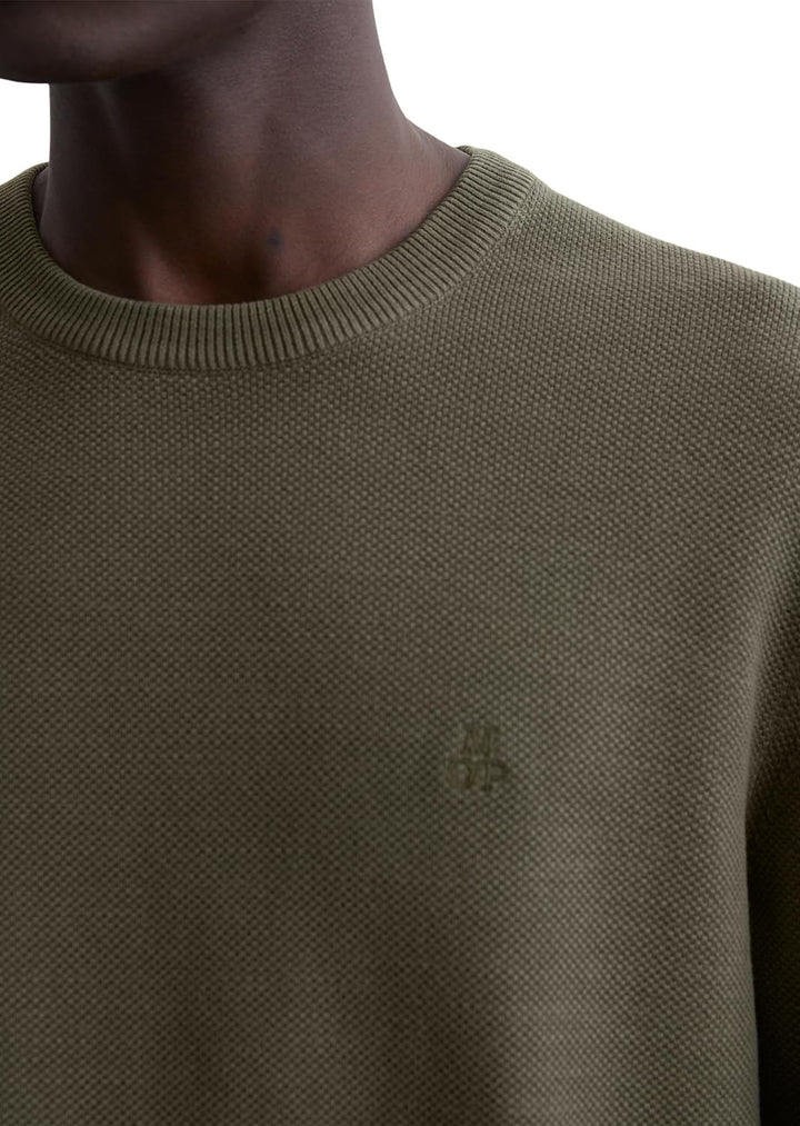 Marc O'Polo Herren Pullover aus Bio-Baumwolle mit Rundhalsausschnitt M Neverland Iron, M Neverland I