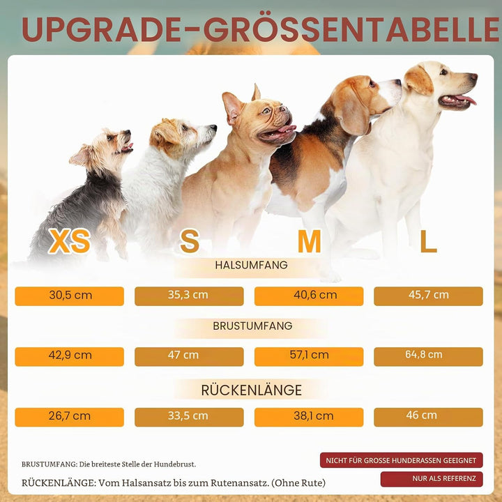 BEAUTYZOO Regenmantel mit integriertem Geschirr für kleine und mittlere Hunde – Wasserechte Hundereg