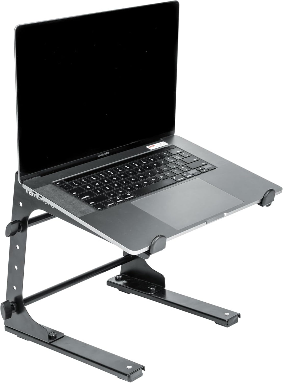 Gator Frameworks platzsparender zusammenklappbarer Laptop-/DJ-Controller-Ständer mit fester Höhe | (