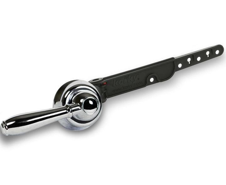 Korky 6051BP Strongarm Tank Lever Universal to Fit Front Angled Side Left and Right Mount Toilets, 1