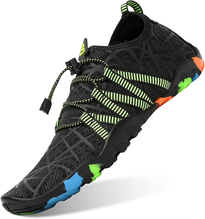 SAGUARO Herren Badeschuhe Damen rutschfeste Sohle Schnell Trocknend Schwimmschuhe 37 EU Graphit, 37