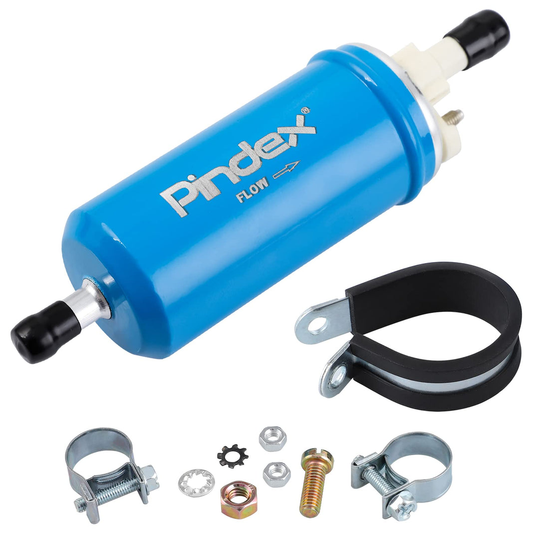 Pindex 12V Ekektrische Kraftstoffpumpe 7.21440.51.0 Benzinpumpe, Inlinne Pumpe 95L/H, 2.27-0.38Bar,
