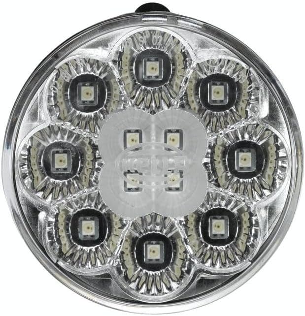 HELLA - Heckleuchte - LED - 24V - Einbau/geschraubt - Lichtscheibenfarbe: glasklar - Stecker: AMP -