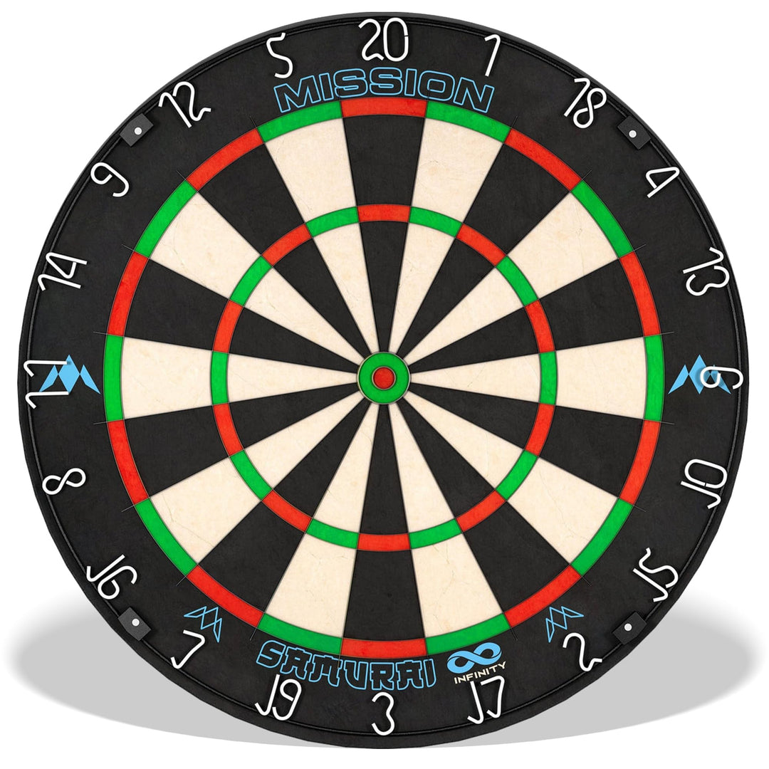 Mission Darts Samurai Infinity | Professional Competition Standard Dartboard with Ultra Thin Knife L