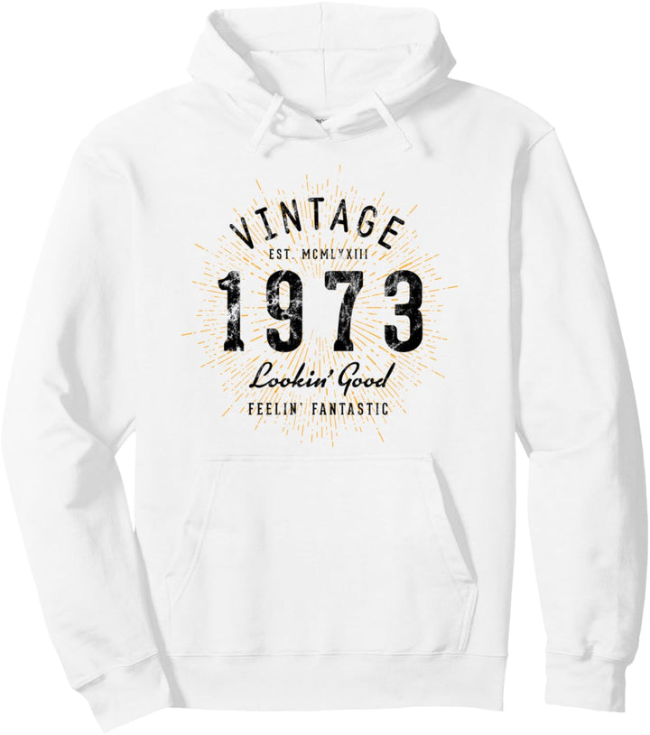 Vintage Geburtstag geboren 1973 Pullover Hoodie