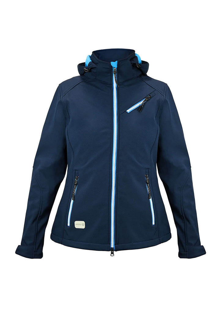 MADSea Damen Softshelljacke Funktionsjacke 36 dunkelblau, 36 dunkelblau
