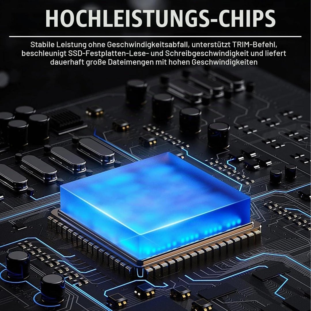 USB 3.0 auf SATA Adapter, USB 3.0 auf SATA III Festplattenadapter mit 12 V/2 A Netzadapter für 2,5 Z