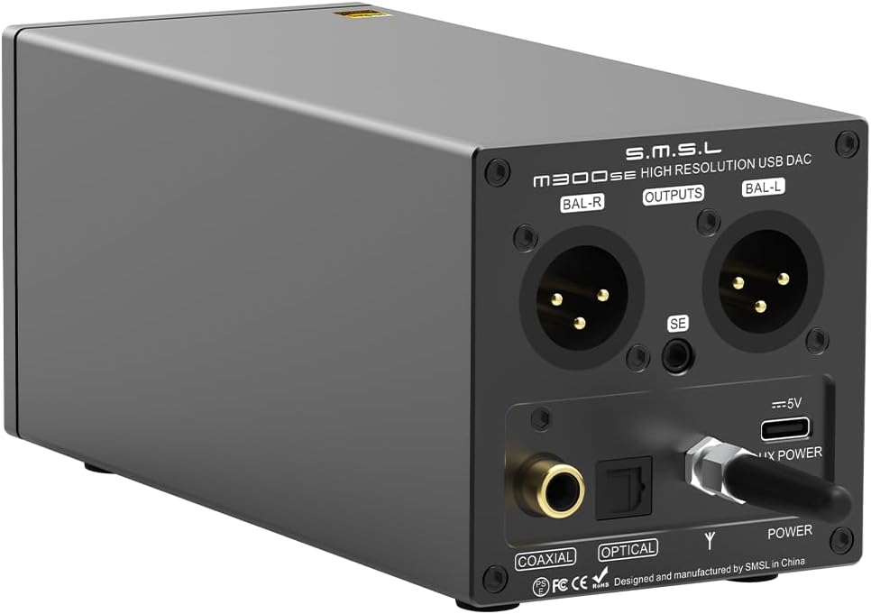 SMSL M300SE(Upgraded),Zwei CS43131 Chip MQA Audio Decoder Ohr Verstärker All-in-one,Dritte Generatio
