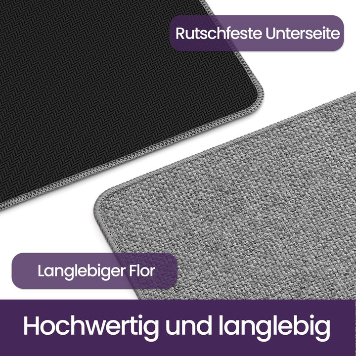 DEXI Fussmatte Innen 44 x 75cm, rutschfest Schmutzfangmatte, waschbar Fussmatte, Dünne Eingangstürma