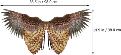 NUOBESTY 1 Satz Eulenanzug Kinder Eule Flügel Teufelskleid Tieraugenabdeckung Eulenkostüm Kinder Tie