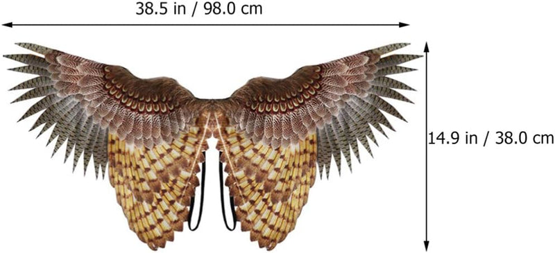 NUOBESTY 1 Satz Eulenanzug Kinder Eule Flügel Teufelskleid Tieraugenabdeckung Eulenkostüm Kinder Tie