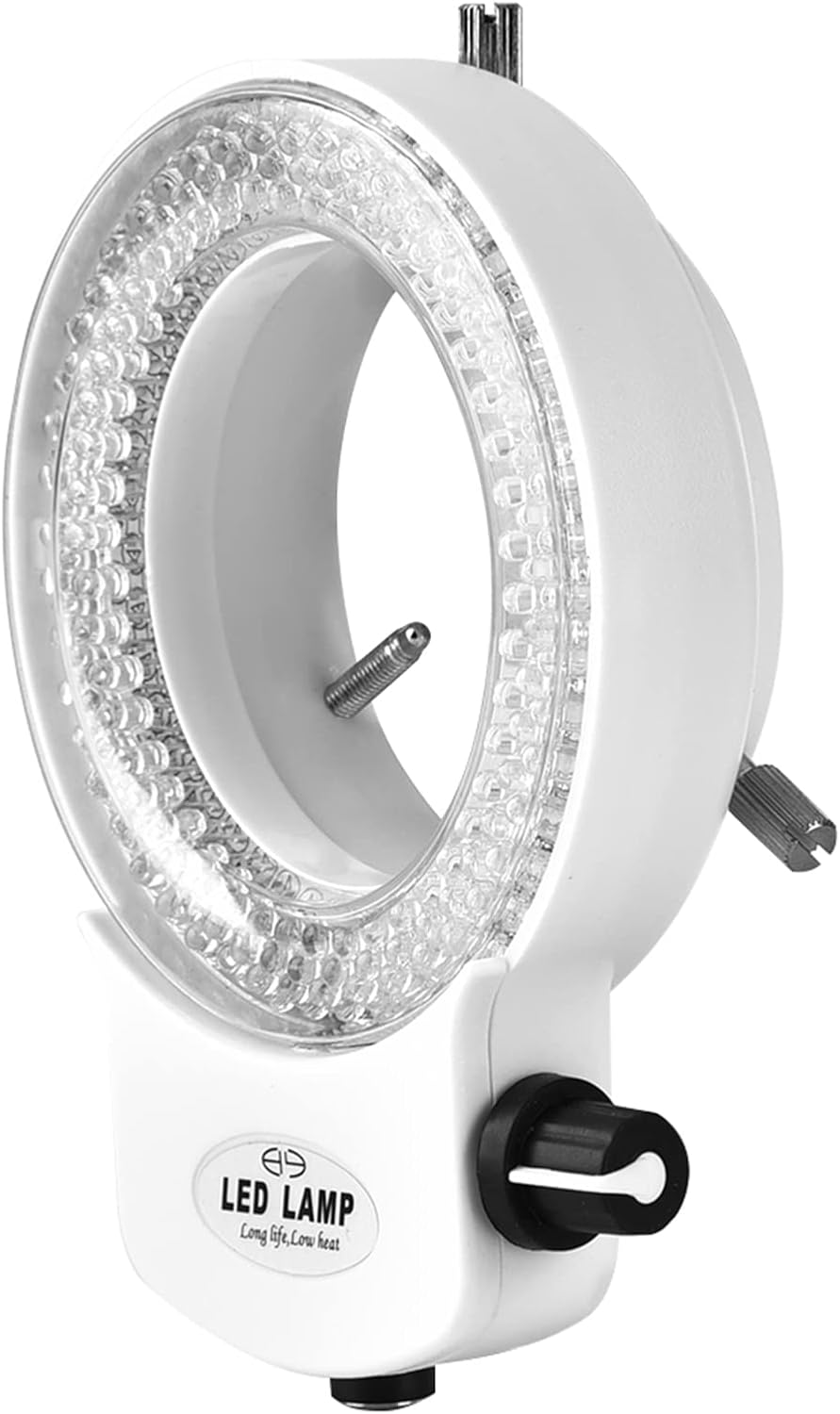 LED Mikroskop Ringleuchte, 144 LED-Perlen, Einstellbare Helligkeit, ss, für Stereomikroskop und Schm