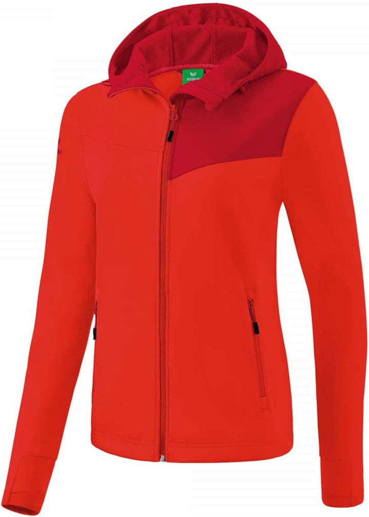 Erima Damen Performance Softshell Jacke 34 rot/ruby, 34 rot/ruby