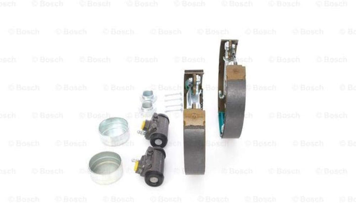 Bremsbackensatz KIT SUPERPRO Hinten von Bosch Ø 180 mm vormontiert mit Zubehör (0 204 114 028) Brems