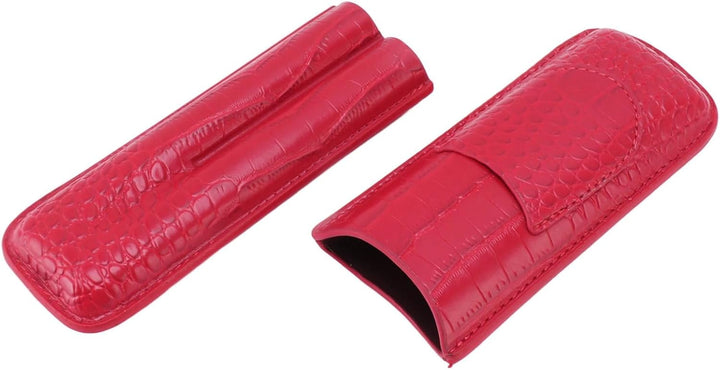 Zigarrenetui aus Leder, Verschleissfester Zigarrenetui Vintage Leicht zu Tragen Robust Zum Geburtsta