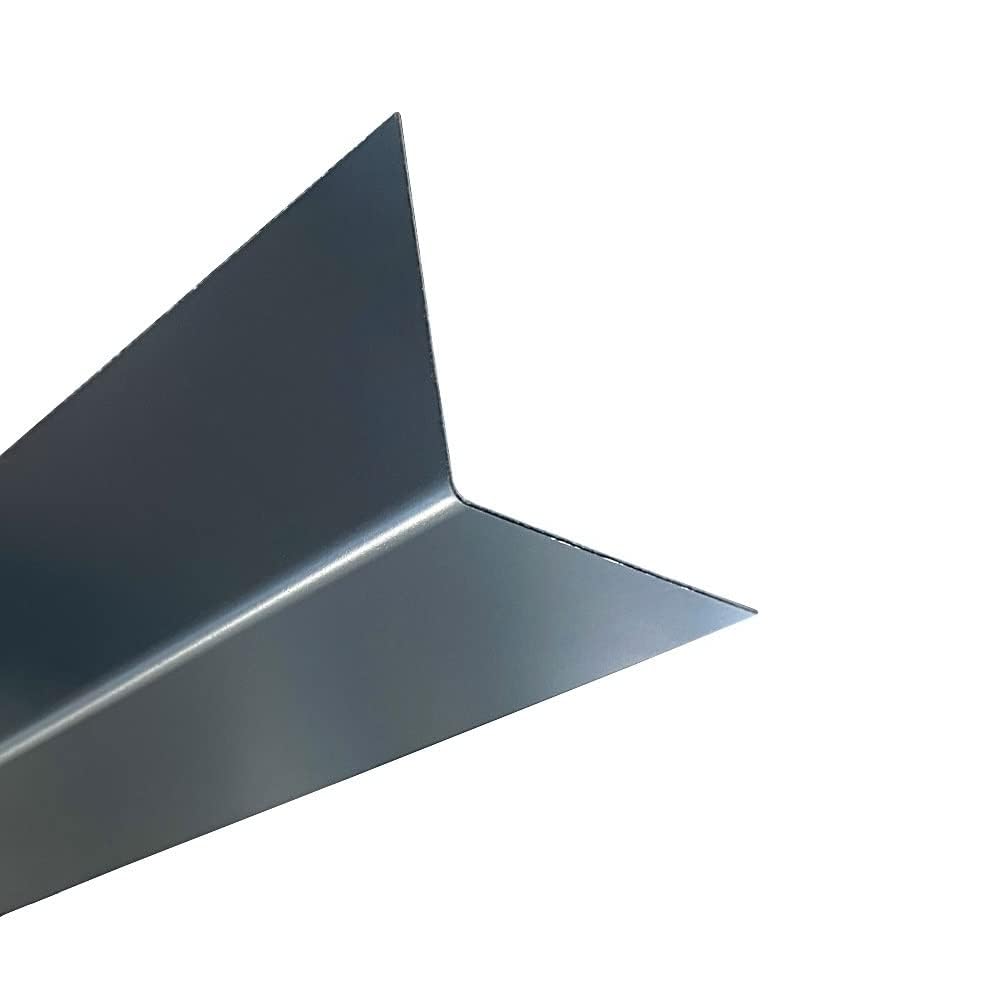 Winkelleiste Anthrazit, 2000mm Alu Kantenschutz Anthrazitgrau, 90x55 mm Schenkelinnenmass aus Alu Ra