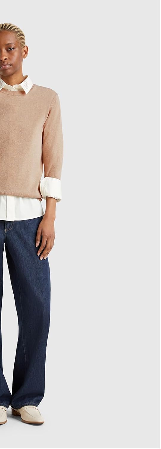 United Colors of Benetton Damen Pullover S Beige 562, S Beige 562