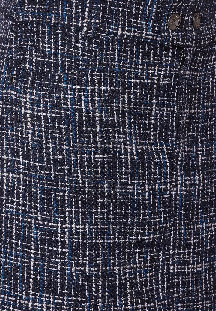 Street One Damen Bouclè Rock 36W Deep Blue, 36W Deep Blue