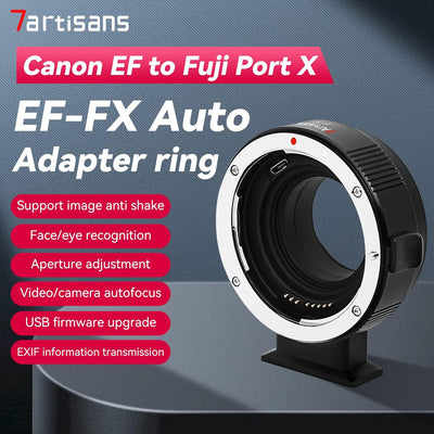 7artisans EF-FX Objektivadapter Autofokus Objektiv Speedbooster Konverter Ring kompatibel mit Canon