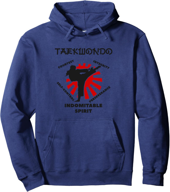 Taekwondo Indomitable Spirit Kampfsport Pullover Hoodie