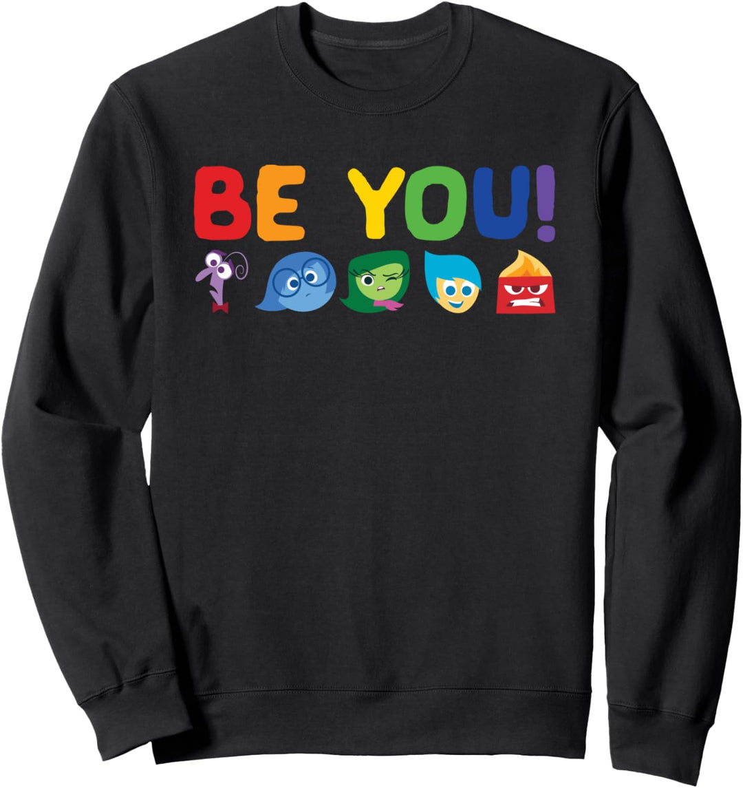 Disney Pixar Inside Out Be You Rainbow Sweatshirt