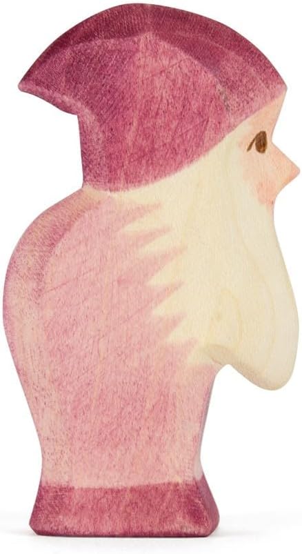 Ostheimer - 25047 - Zwerg violett, Holz, Handarbeit, 6,3cm x 3,5cm x 2,5cm