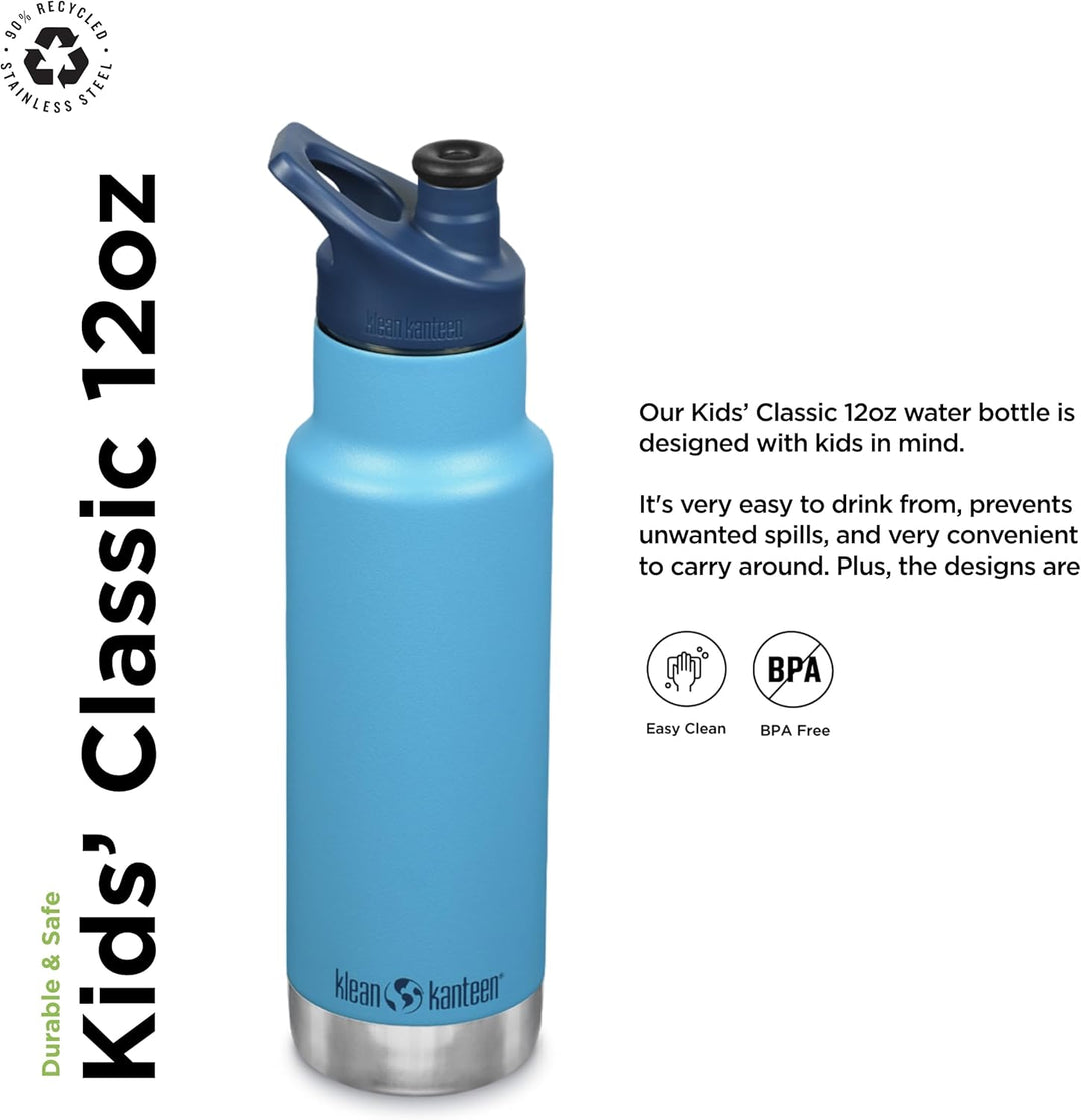 Klean Kanteen Unisex – Erwachsene Classic Sport Flasche Einheitsgrösse Single Hawaian Ocean, Einheit