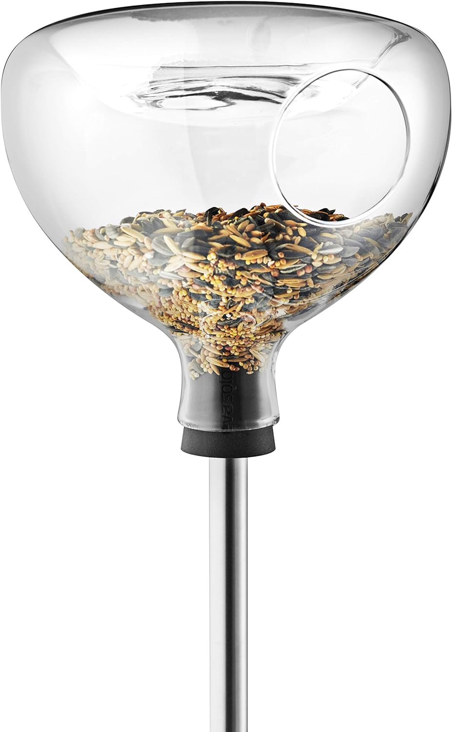 Eva Solo | Bird Bath and Feeder | Sculptural Design for the Garden | Glass, Silicone Rubber and Stai