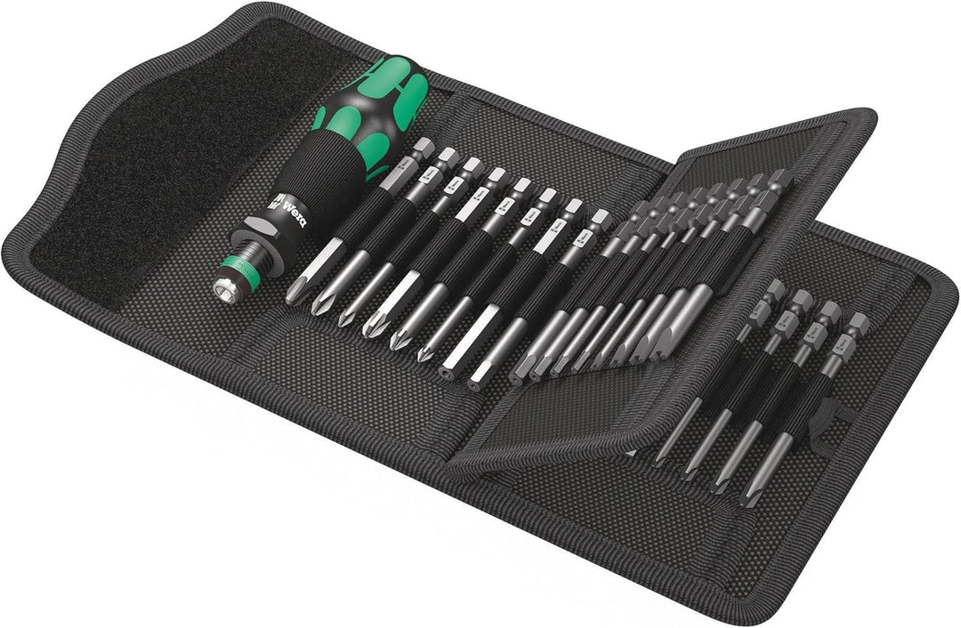 Wera 05134000001 Kraftform Micro Big Pack 1 Schraubendrehersatz, 25-teilig & Kraftform Kompakt 62, 3