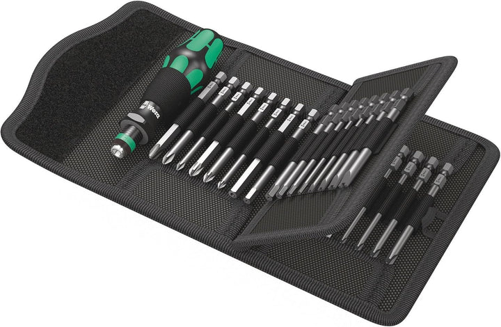 Wera 05134000001 Kraftform Micro Big Pack 1 Schraubendrehersatz, 25-teilig & Kraftform Kompakt 62, 3