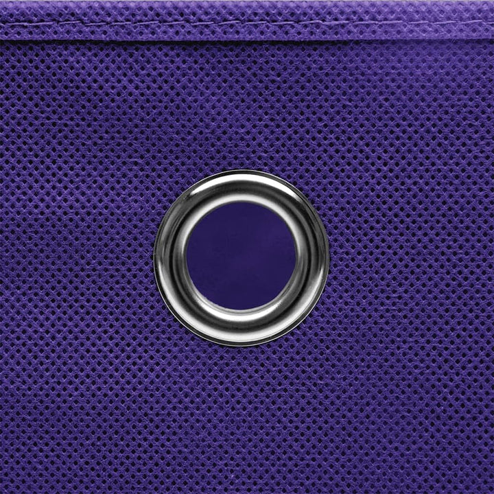 WIFESE 4 Stück Aufbewahrungsbox Mit Deckel 32X32X32 cm Faltbox Mit Fingerloch Storage Boxes Faltbare