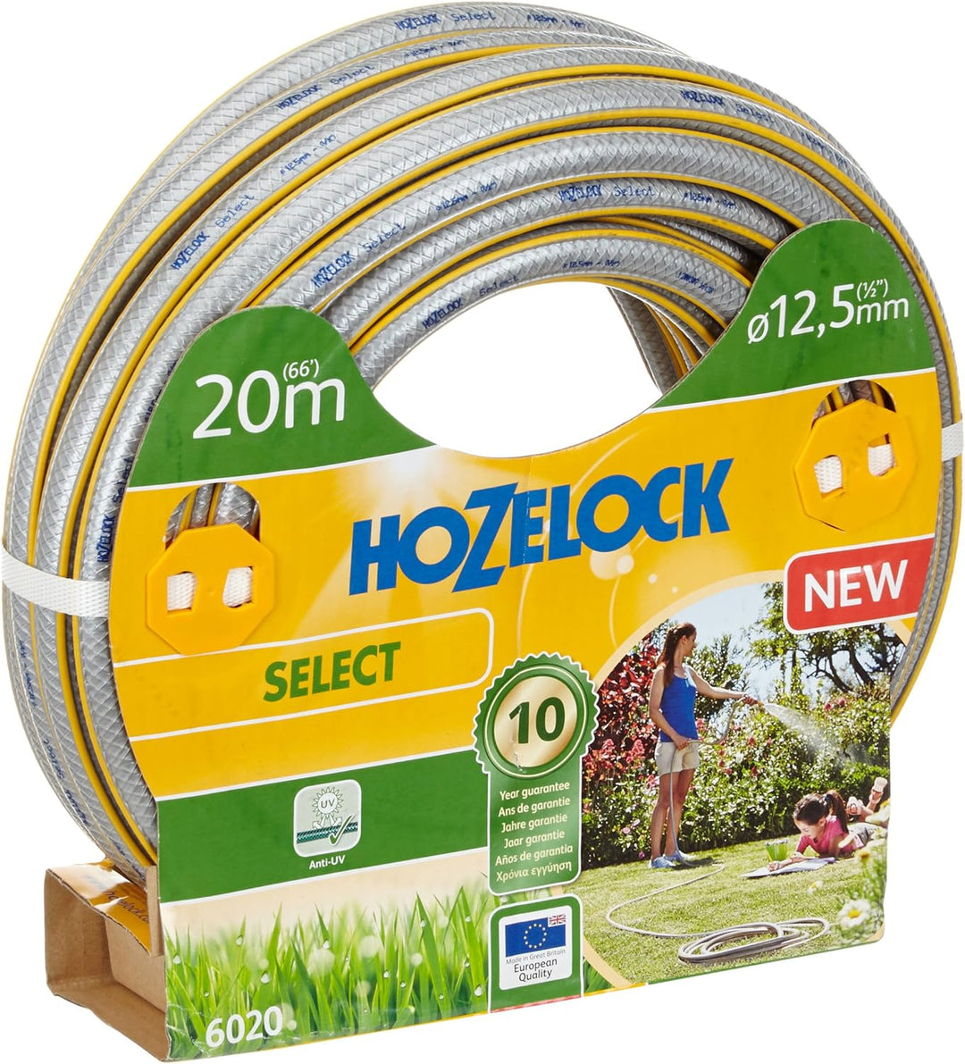 Hozelock 20 m Select Schlauch (12,5 mm Durchm.) Einzelbett, Einzelbett