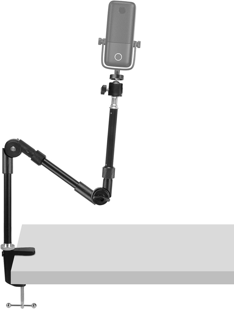 GEEKRIA For Creators Mikrofonarm kompatibel mit Elgato Wave:1, Wave:3 Mic Boom Arm Mount Adapter, Su