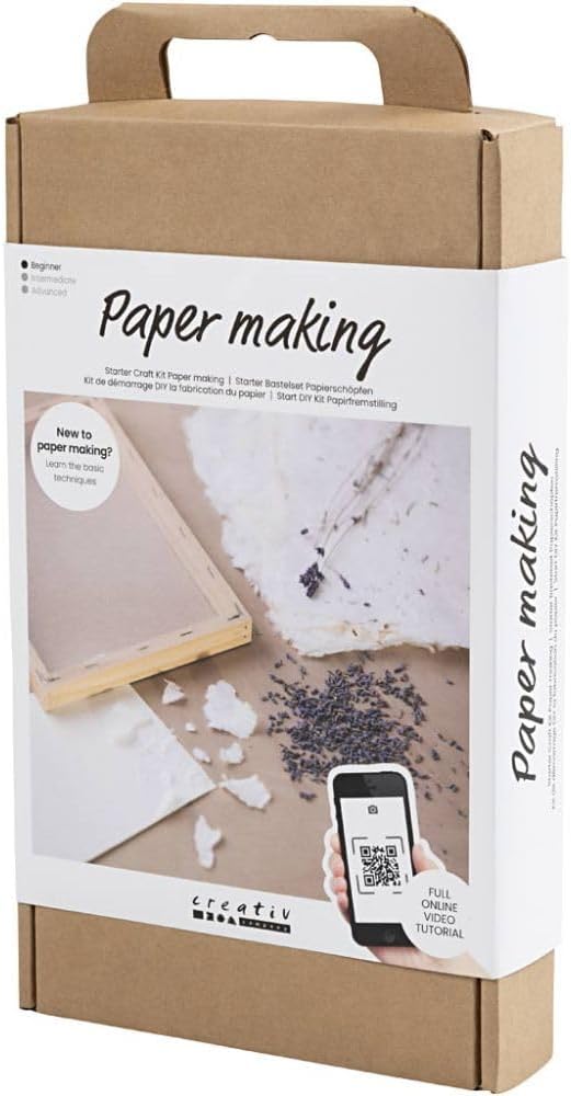 Creativ Company Bastelset für Papierherstellung, weiss