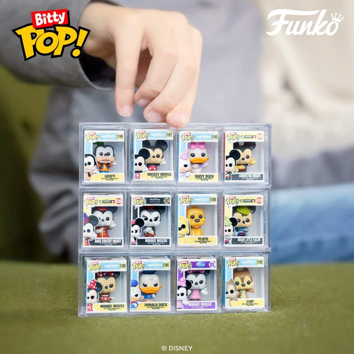 Funko Bitty Pop! Disney - Sorcerer Mickey, Dale, Princess Minnie und eine Überraschungs-Mini-Figur -