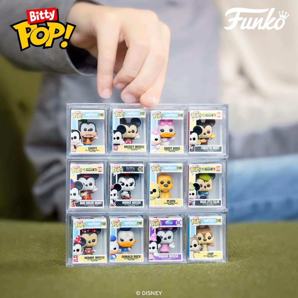Funko Bitty Pop! Disney - Goofy, Chip, Minnie Mouse (Hands Folded) und eine Überraschungs-Mini-Figur