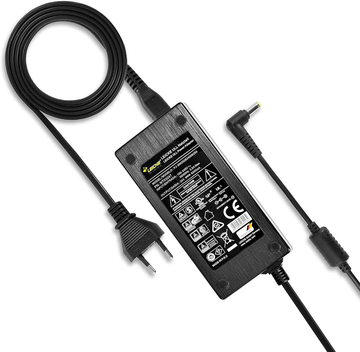LEICKE 150W Netzteil 24V 6.25A | 5,5 * 2,5mm | kompatibel mit LCD TFT Bildschirmen Monitoren, LED St
