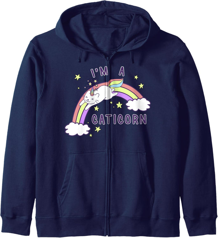 I'm A Caticorn Rainbow Jump Kapuzenjacke