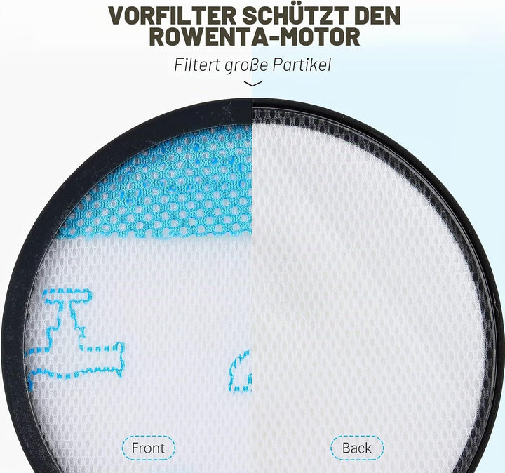 Sgizoku RO4825EA HEPA Filter für Rowenta COMPACT POWER XXL RO4825EA RO4811EA RO4871EA RO4855EA RO482